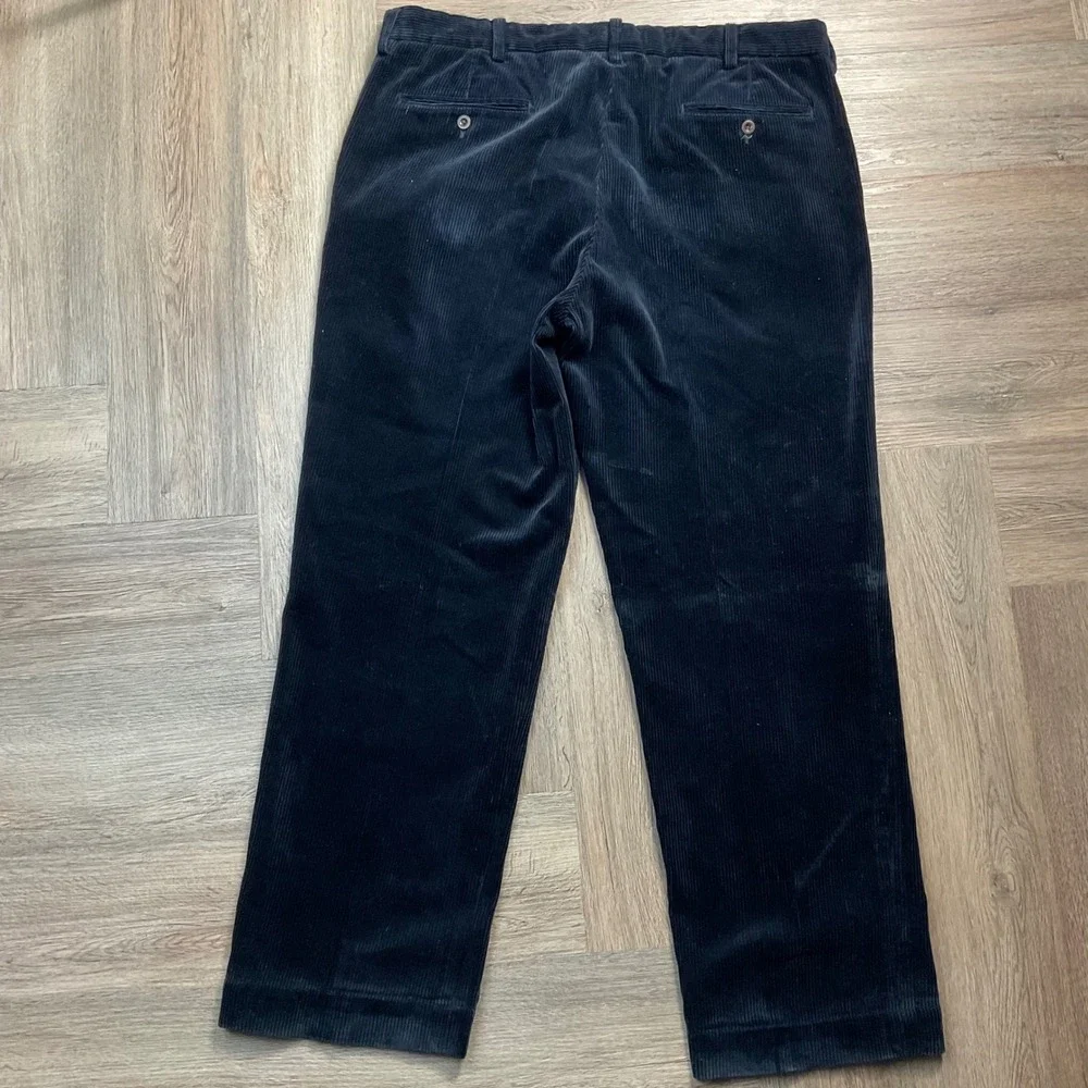 Vintage Polo Ralph Lauren‎ Preston Corduroy Pant Mens 36x29 Navy Blue Preppy